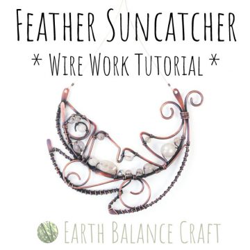 Feather Suncatcher Tutorial