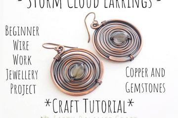 Storm Cloud Earrings Tutorial