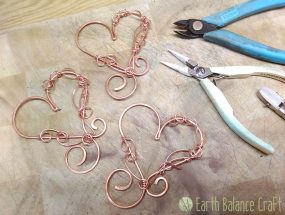 Twining Vine Love Hearts WIP