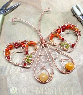 Gatekeeper Butterfly Suncatcher WIP