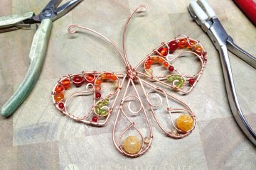 Gatekeeper Butterfly Suncatcher WIP