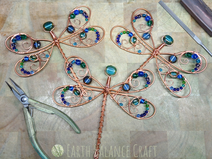 Dragonfly Suncatcher WIP