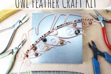 Owl Feather Craft Kit With Tools