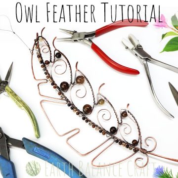 Wire Owl Feather Tutorial