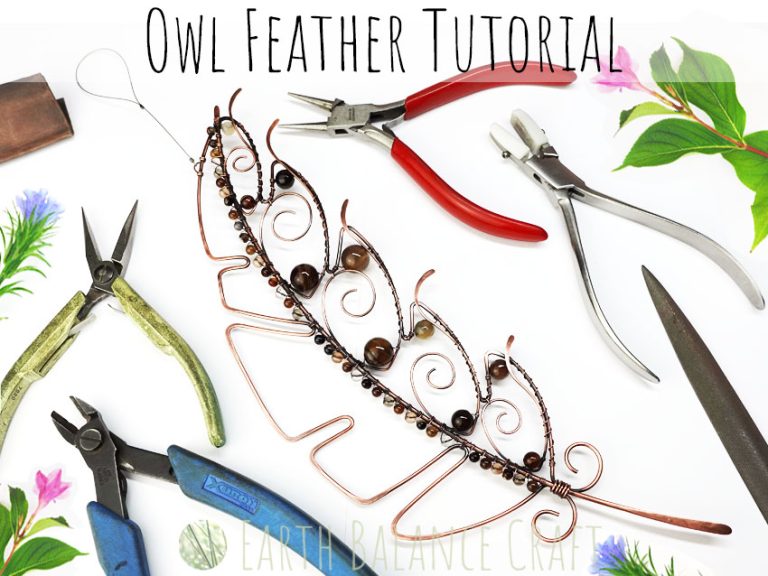 Wire Owl Feather Tutorial