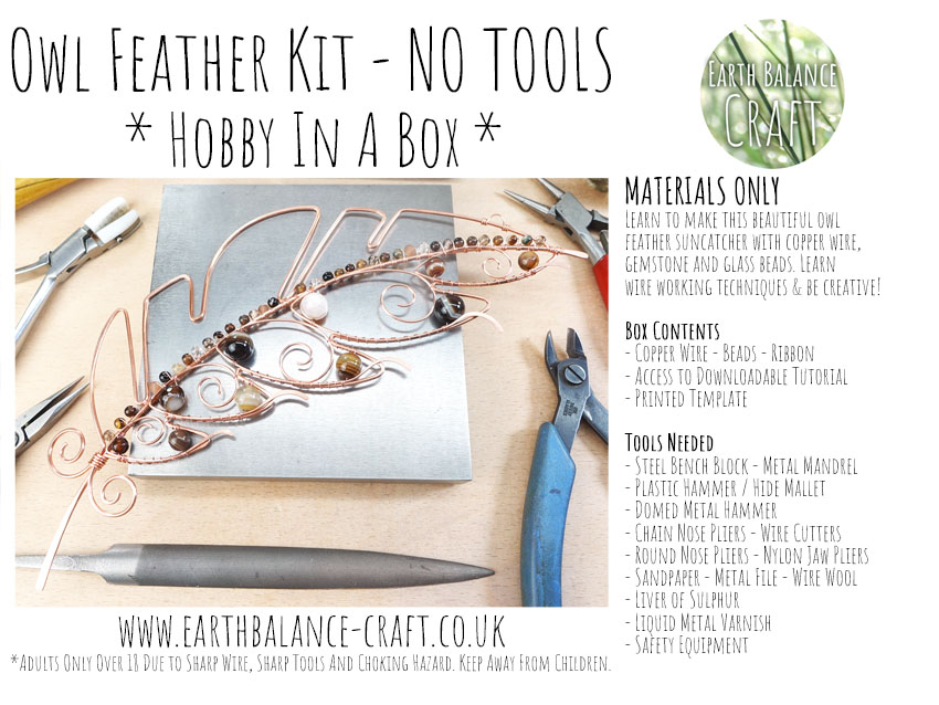 Owl Feather Kit No Tools